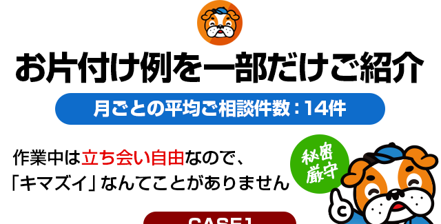 お片付け例を一部だけご紹介