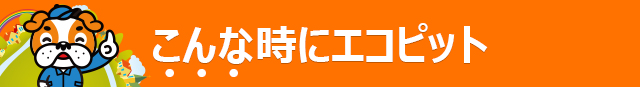 こんな時にエコピット